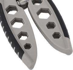 16-in-1 Electrician Pliers | 7 Inch Cable Stripper | Wire Crimping, Cutting, Pulling & Winding Tool | Gray