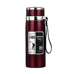 1000ml Double Wall Stainless Steel Water Bottle – Vacuum Insulated Thermal Flask | 24H Cold & 12H Hot | Leakproof Design ~ Black